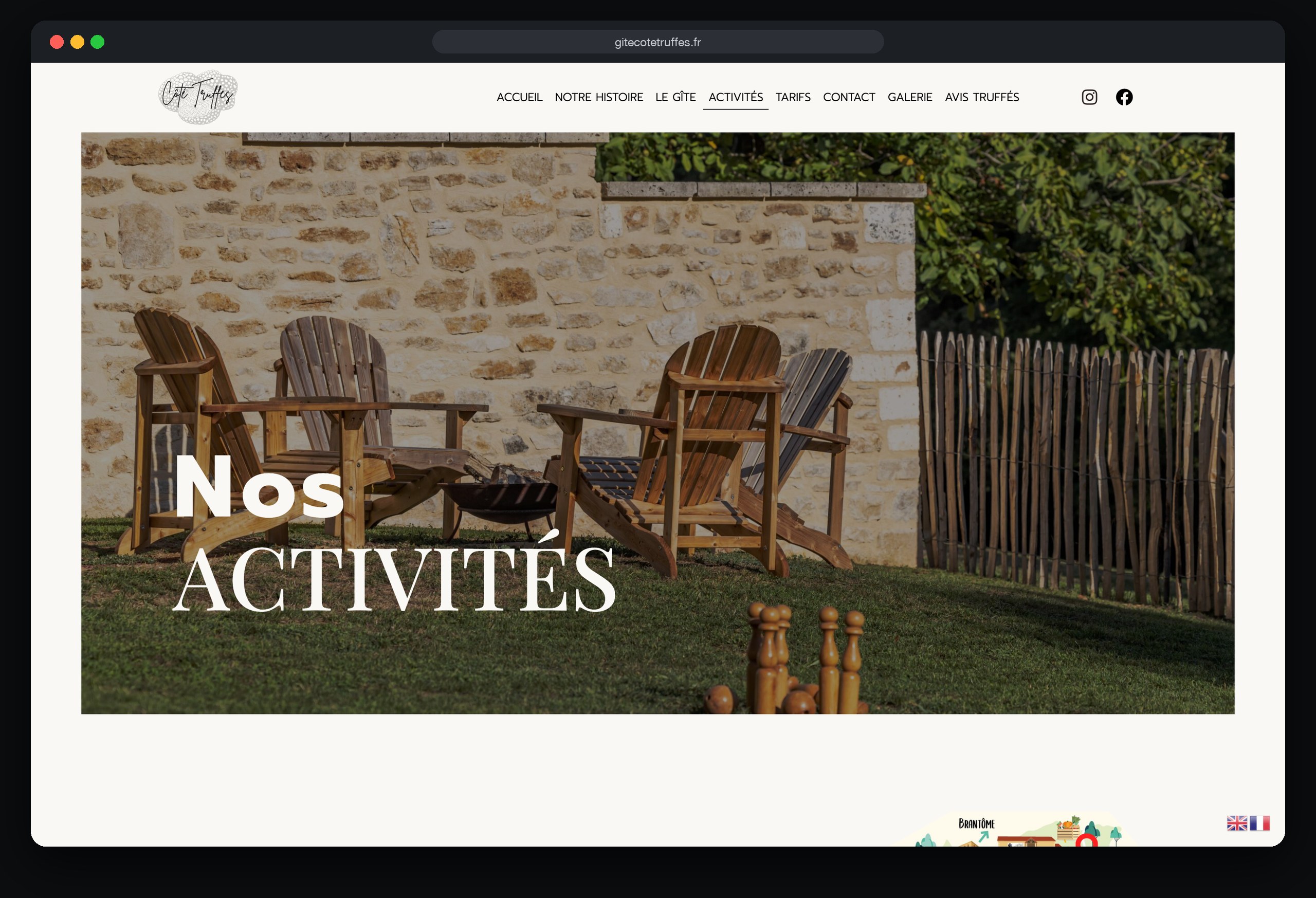 Côté Truffes : page Activites