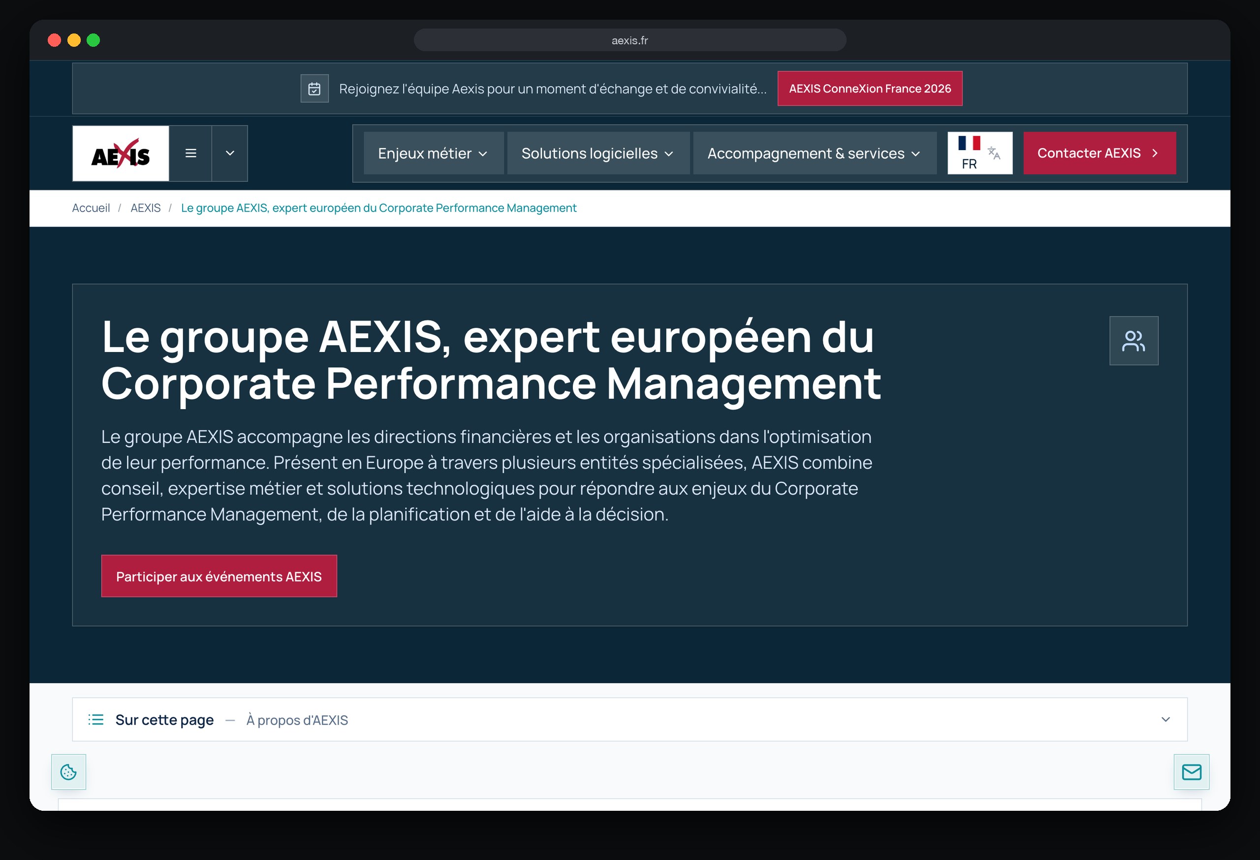 Aexis 1 Aexis : page Aexis group