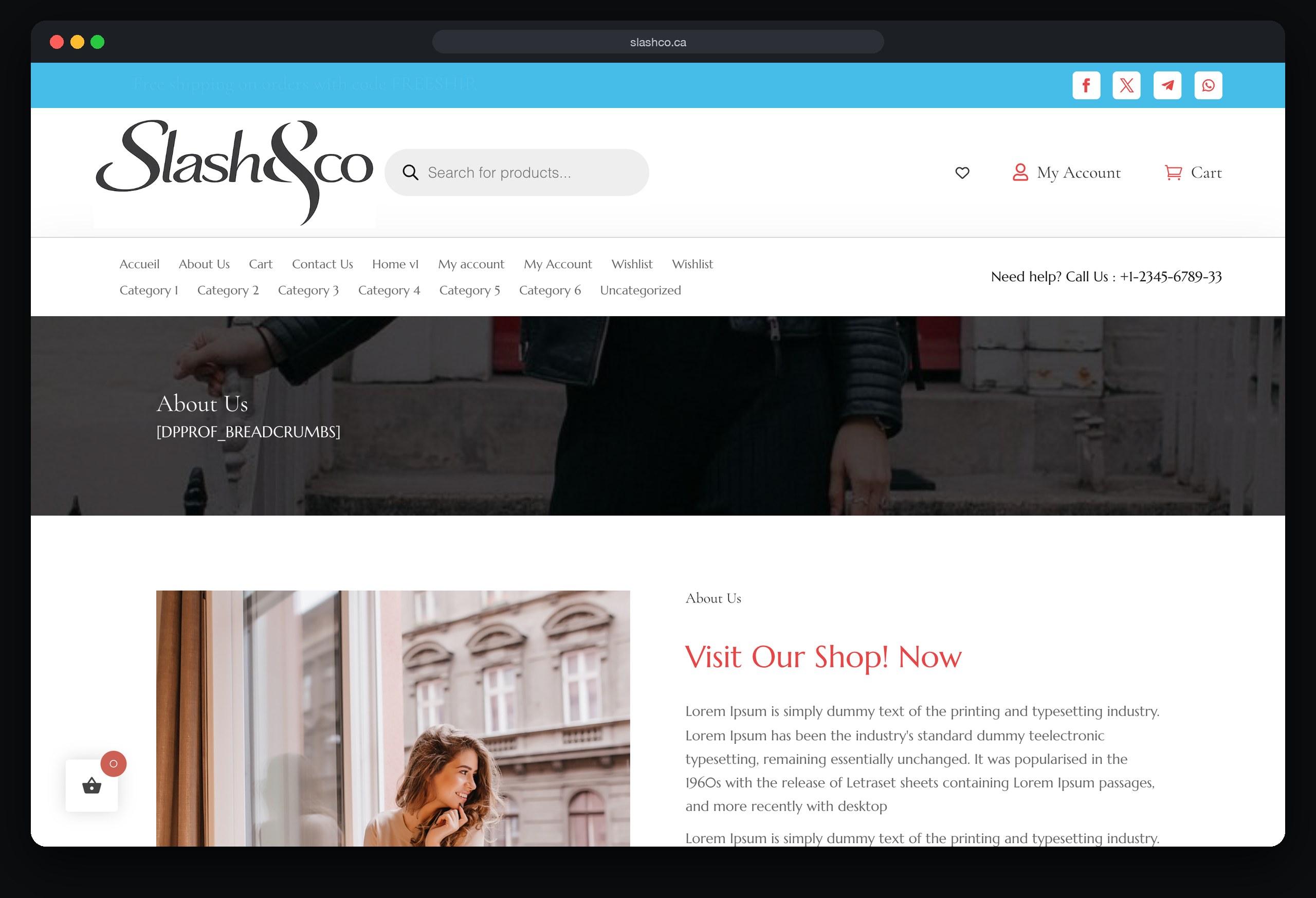 Slash & Co : page About us