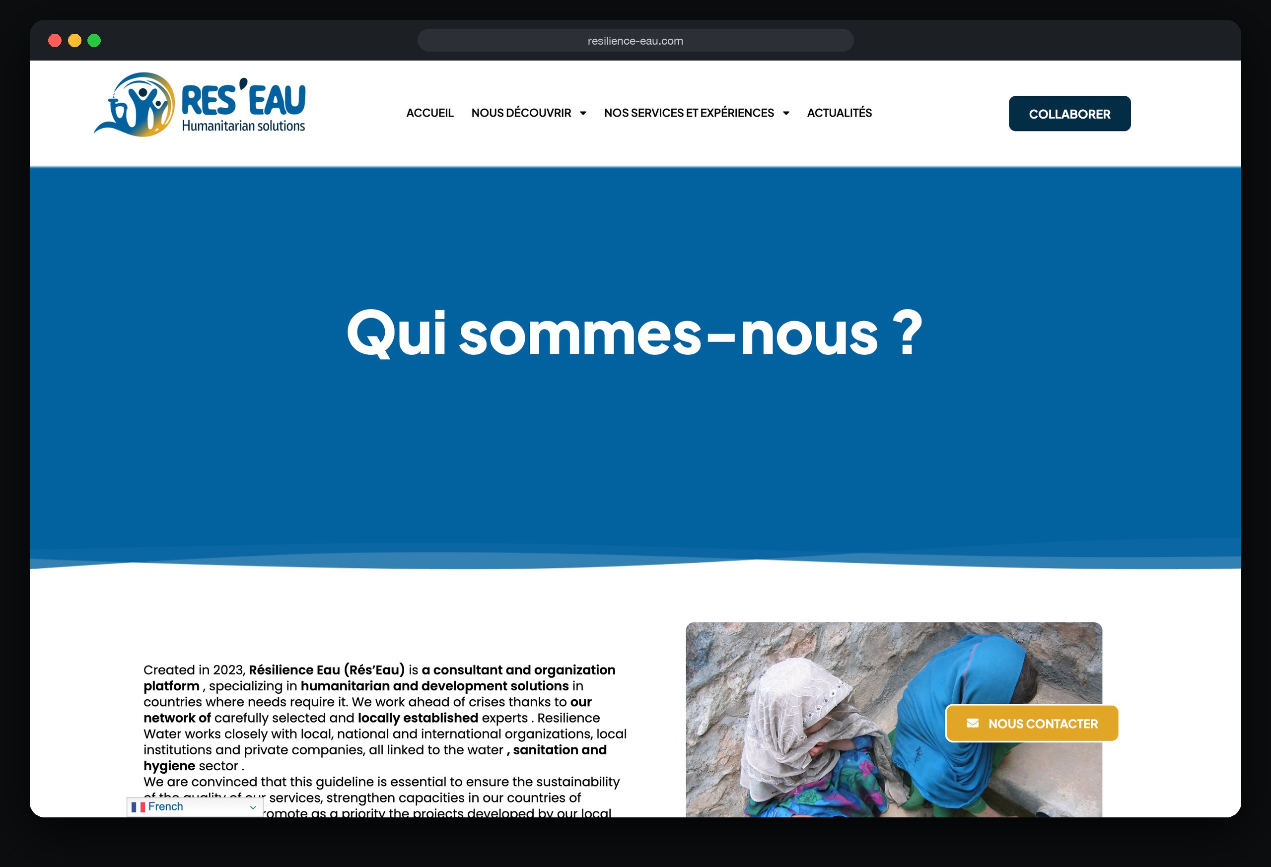 Res'Eau 3 Res'Eau : page Qui sommes nous