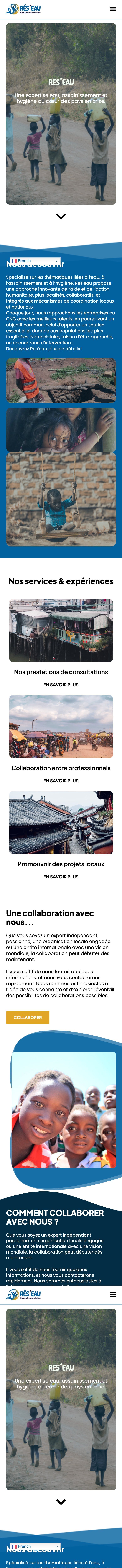 Res'Eau : version mobile