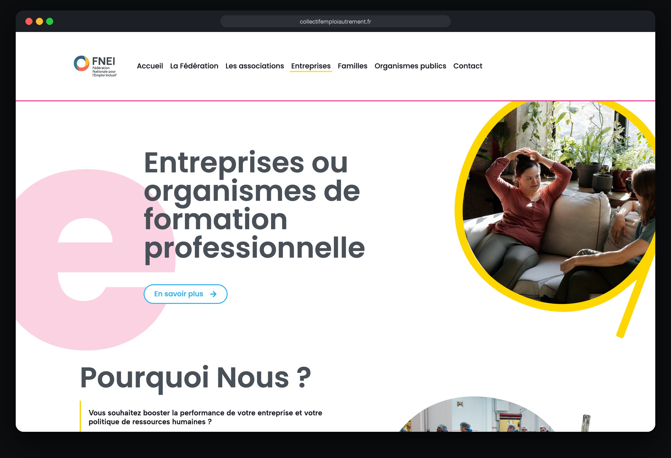 Accompagner en emploi autrement : page Entreprises