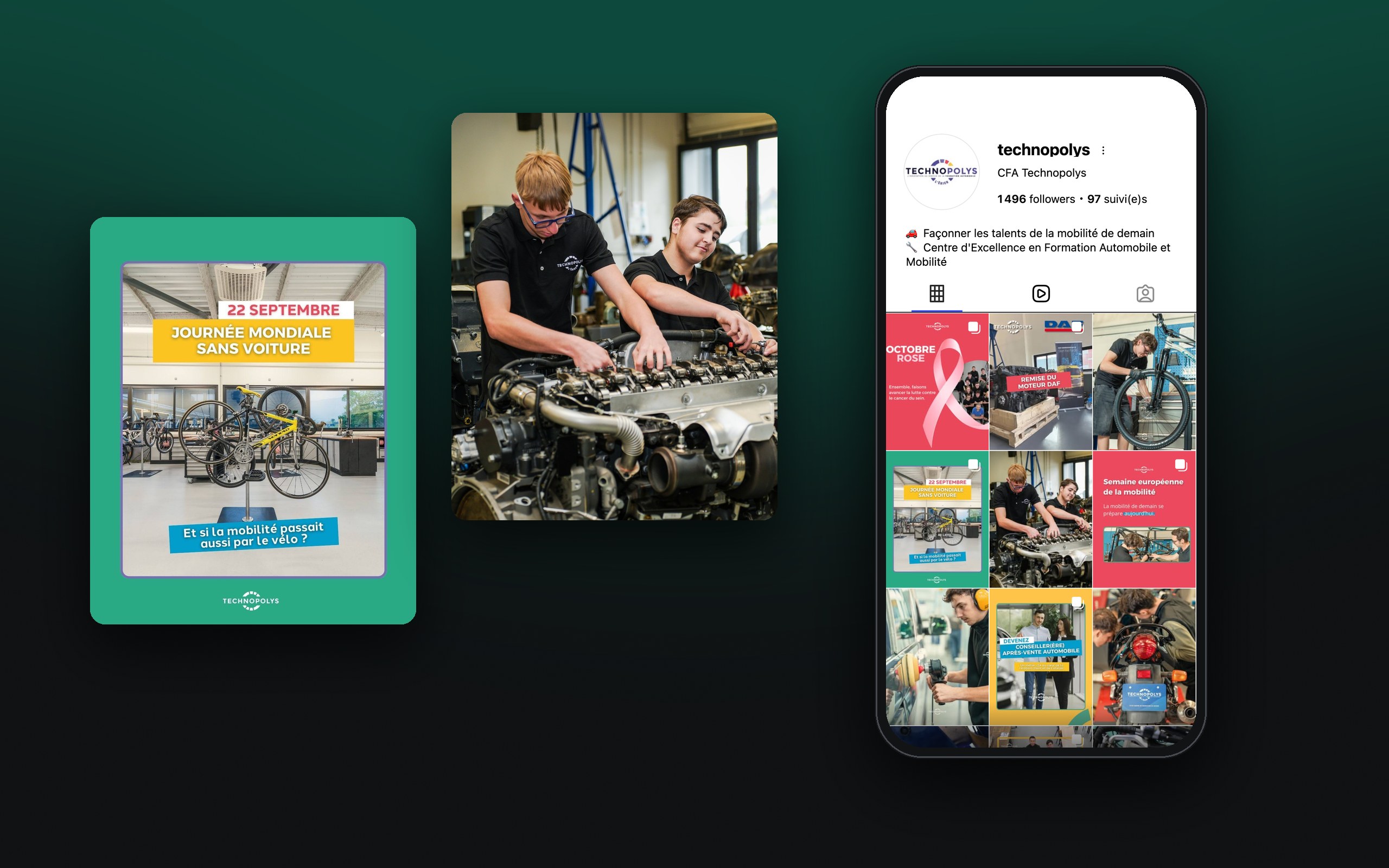 Technopolys : compte Instagram @technopolys et publications