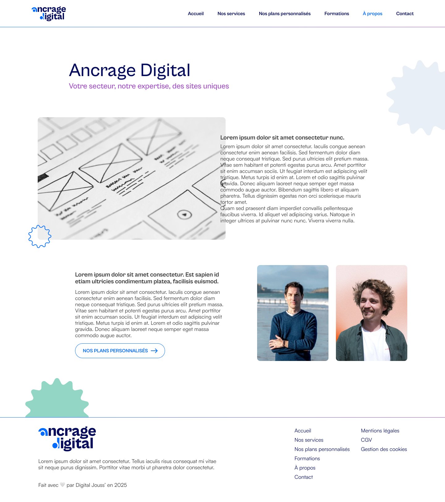 Ancrage Digital — page À propos
