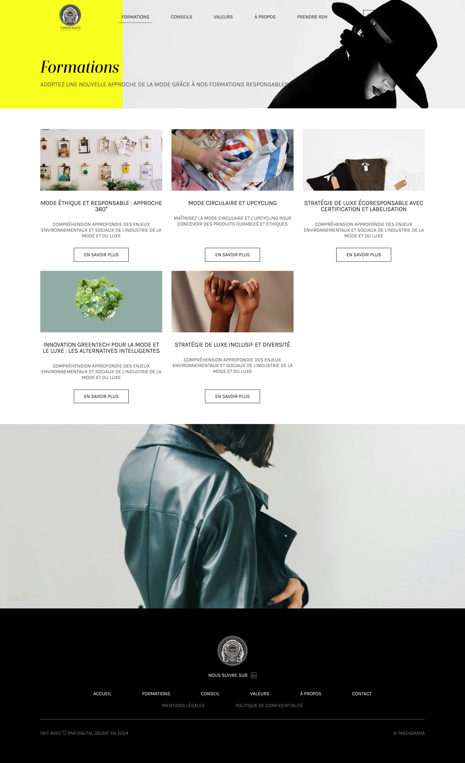 Tardigrada — catalogue des formations