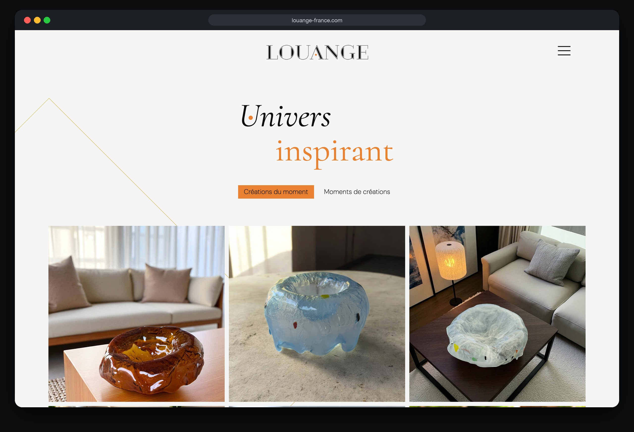 Louange : page Galerie