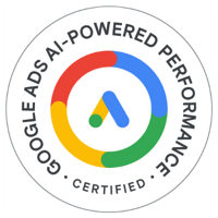 Badge Google Ads AI-Powered Performance Certified