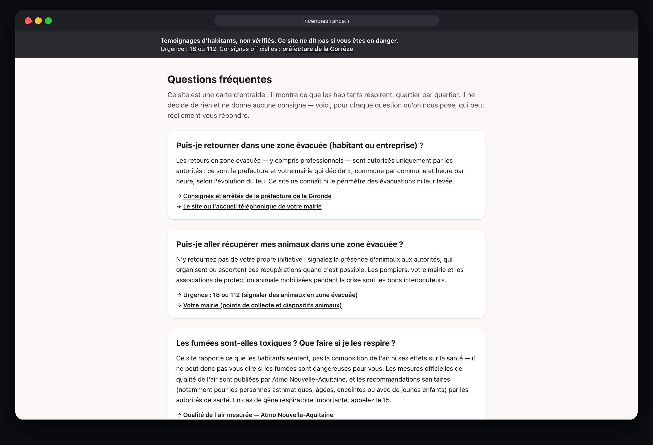 Incendies France 3 Incendies France : questions fréquentes