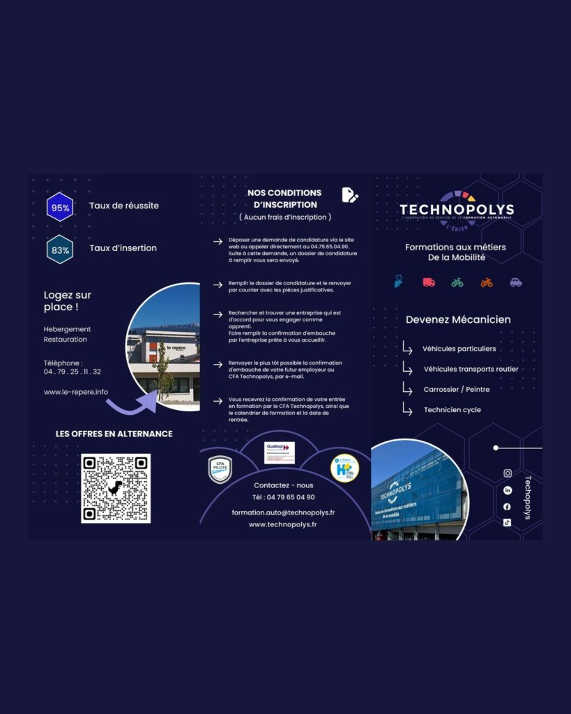 Technopolys 1 Technopolys : recto de la brochure